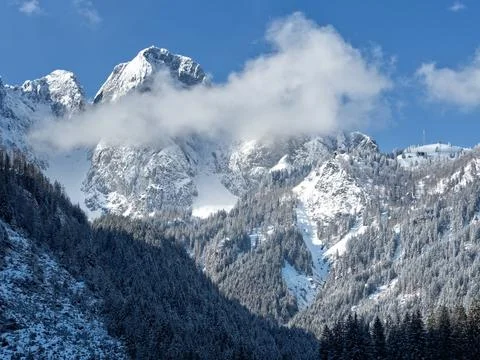 Winter Mountains Stock Photos