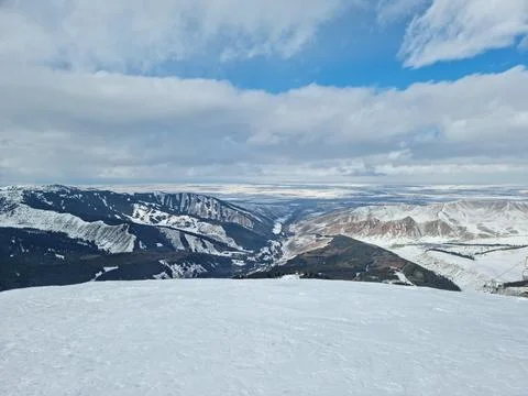 Winter mountains Stock Photos
