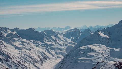 Winter mountains Stock Photos