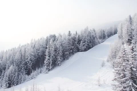 Winter mountains in Soelden Stock Photos