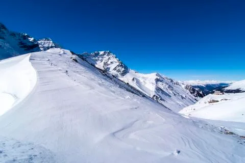 Winter moutain view Stock Photos