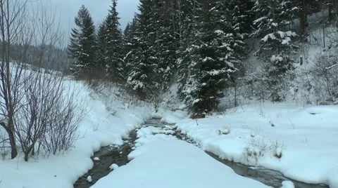 Winter nature Video stock 46292065