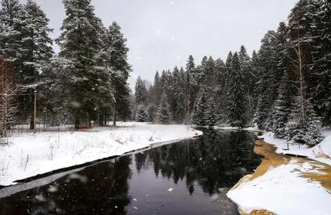 Winter nature Stock Photos