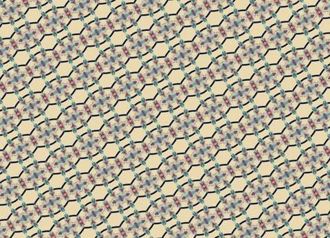 Winter nautical chill palette repeating geometric background in champagne, .. Stock Illustration