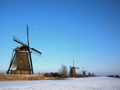 Winter in the netherlands Foto stock