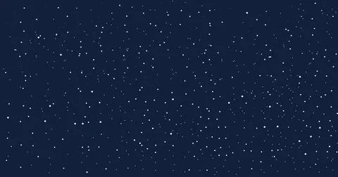 Winter New Year background with blue sky, heavy snowfall. Winter Christmas Stock Illustration