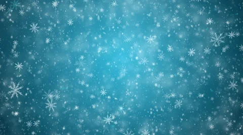 Winter New Year background, falling snowflakes Stock Footage 33314159