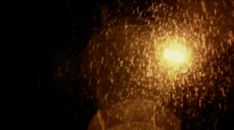 Winter Night Background Stock Footage 1216386
