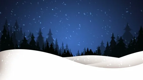 Winter night background. Stock Footage 97943701