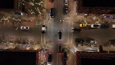 Winter Night Video stock 336010561