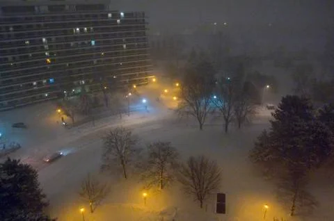 Winter night Stock Photos