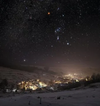 Winter night Foto stock