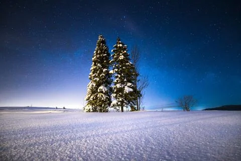 Winter night Foto stock