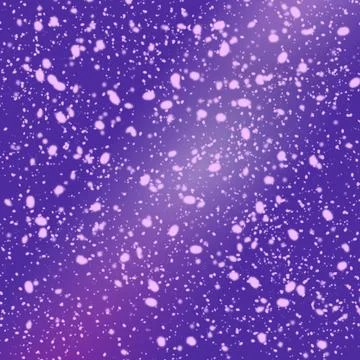 Winter night snowing Stock Illustration