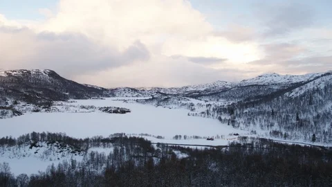 Winter in Norway Vídeo Stock 88955385