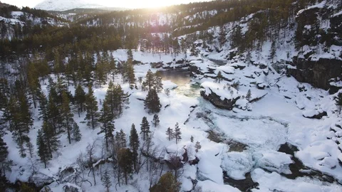 Winter in Norway 스톡 동영상 89036167