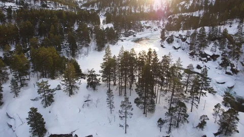 Winter in Norway 스톡 동영상 89041003