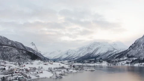 Winter in Norway Vídeo Stock 89330421