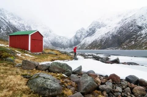 Winter in Norway. Stock Photos