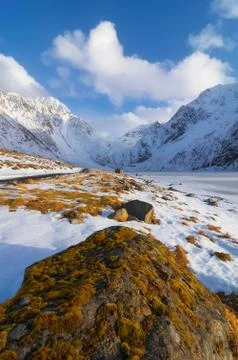 Winter in Norway. Foto stock