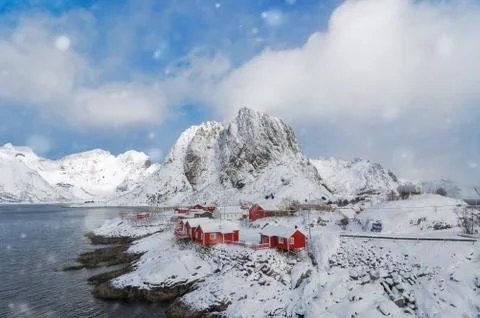 Winter in Norway. Stock Photos