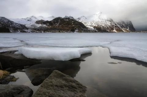 Winter in Norway. Foto stock