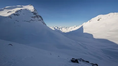 Winter in norwegian valley Stock Footage 88244008