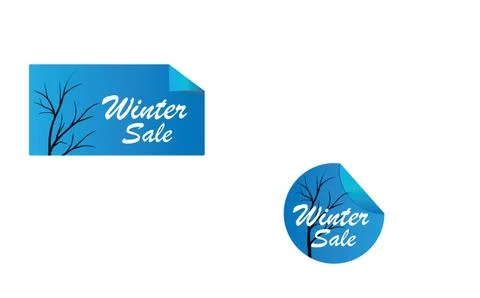 Winter offers Stock Illustration