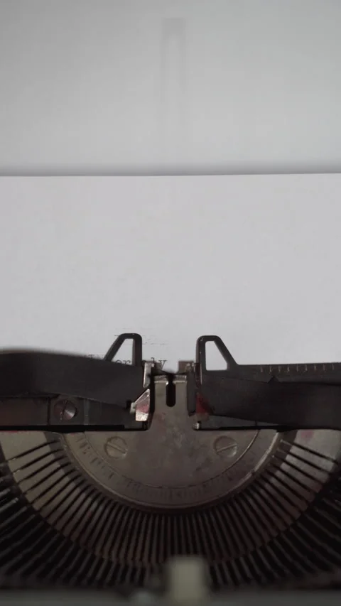 Winter Olympics 2022 typed on a white paper with vintage typewriter Stock Footage 168234577