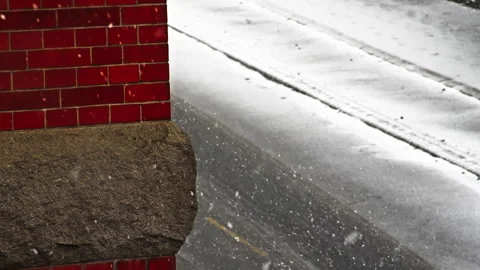 Winter in Oslo with heavy snowfall 2 Vídeo Stock 268619901