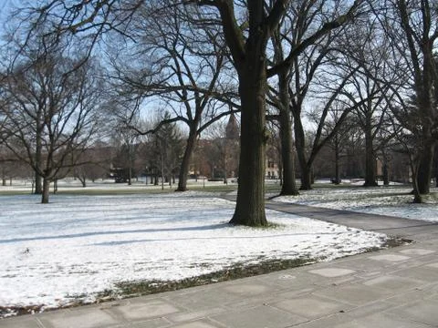 Winter at OSU Stock Photos