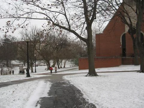 Winter at OSU Stock Photos