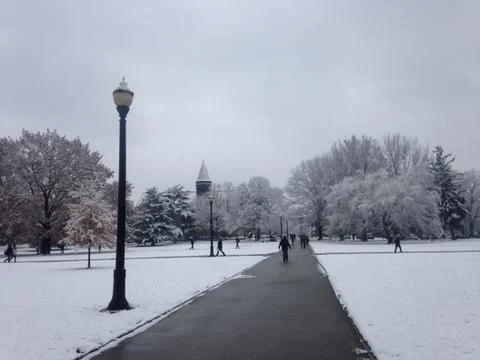 Winter at OSU Stock Photos