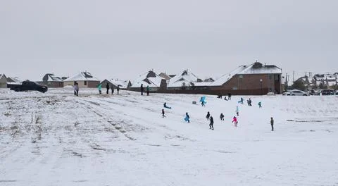Winter outdoor activity Stock Photos