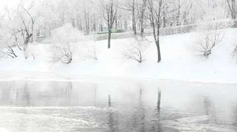 Winter outdoor Video stock 20615953