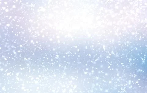 Winter outside defocus light background. Falling snow soft texture. Stock Illustration