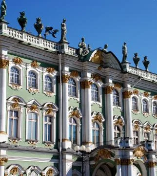 Winter palace Stock Photos