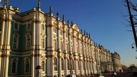 Winter palace Stock Photos