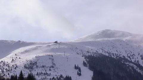 Winter panorama in Malá Fatra. Stock-Footage 84935940