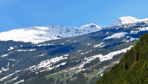 Winter panorama Stock Photos