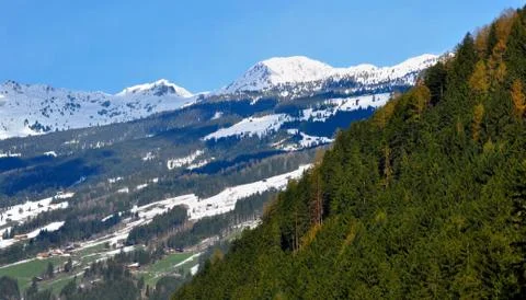 Winter panorama Stock Photos
