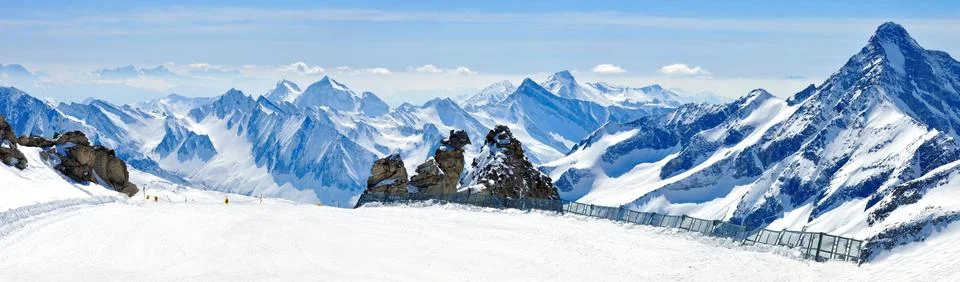 Winter panorama Stock Photos