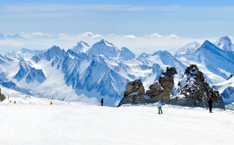 Winter panorama Stock Photos