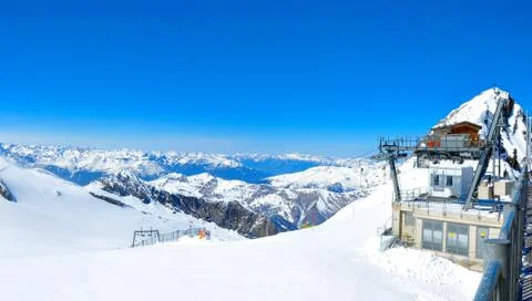 Winter panorama Stock Photos