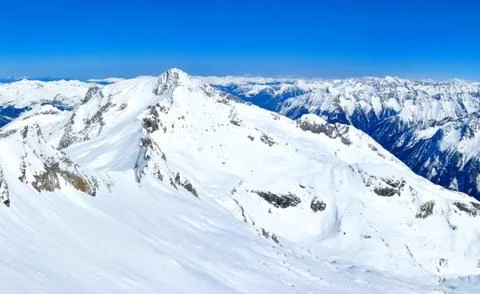 Winter panorama Stock Photos