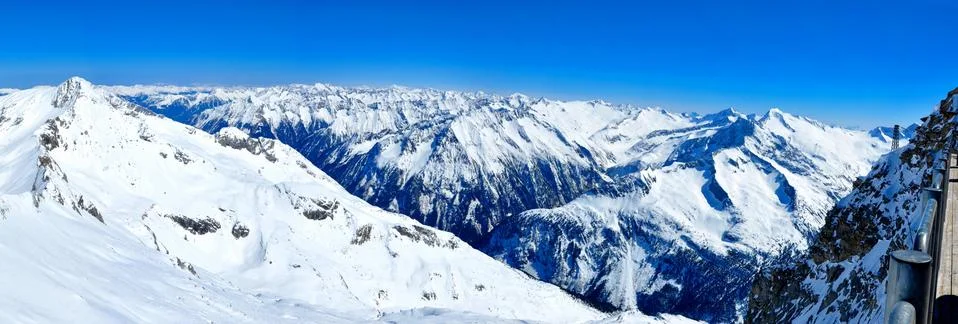 Winter panorama Stock Photos
