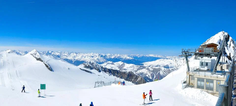 Winter panorama Stock Photos