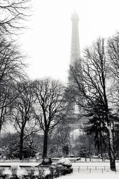 Winter in Paris Stock Photos