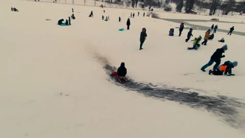 Winter park Stock Footage 146698812