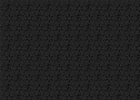 Winter pattern background. Snowflake ornament vector. Stock Illustration